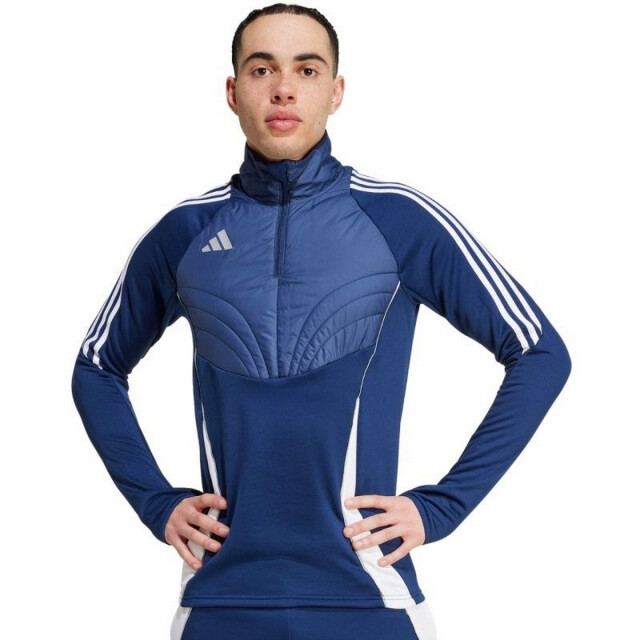 Adidas Heren tiro 24 quarter zip winter top UTPP4257_blue large