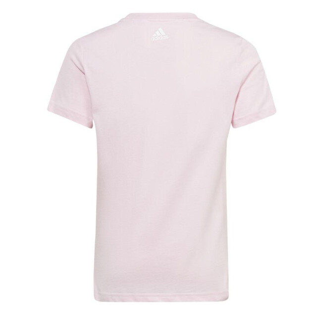 Adidas Katoenen slim t-shirt met lineair logo voor kinderen/kids essentials UTPP3709_pink large
