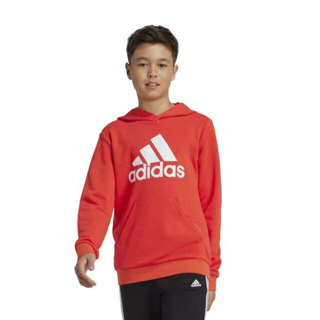 Adidas Kinder/kids essentials katoenen hoodie met groot logo UTPP3704_red large
