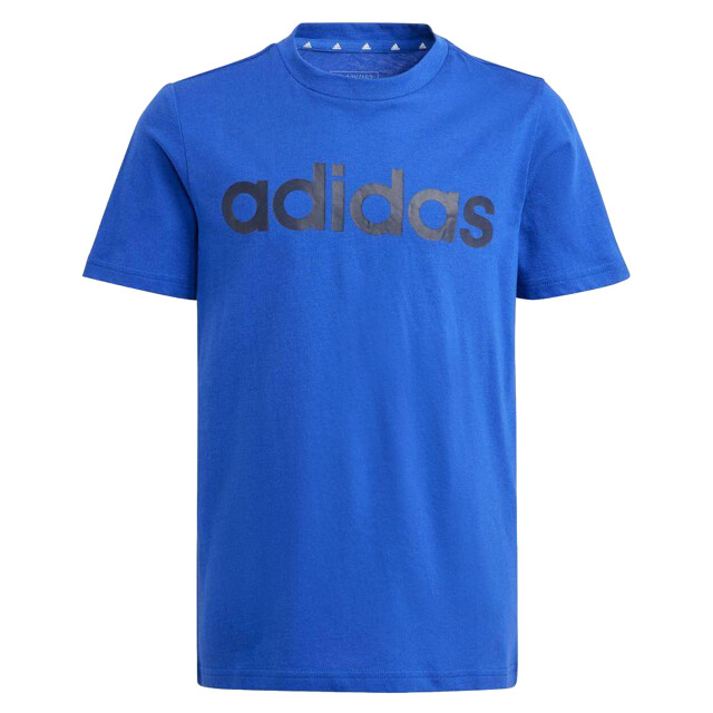 Adidas Kinder/kids essentials lineair katoenen logo t-shirt UTPP3507_blue large
