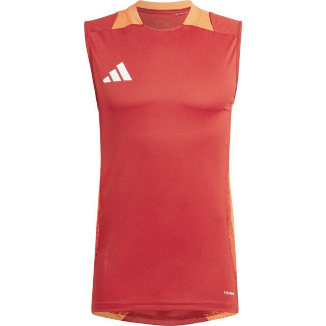 Adidas Heren tiro 24 wedstrijd trainingsshirt mouwloos UTPP3007_red large