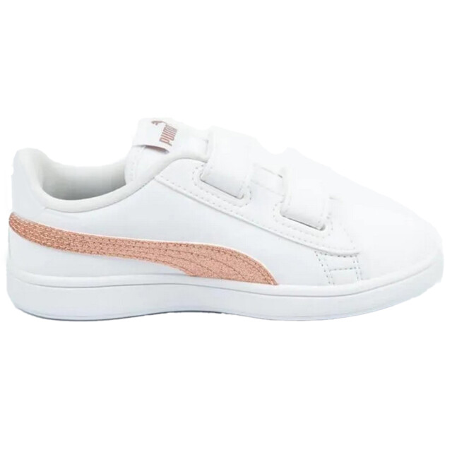 Puma Kinderen/kinderen smash ecologische leren trainers UTPP2536_white large