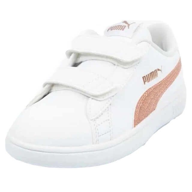 Puma Kinderen/kinderen smash ecologische leren trainers UTPP2536_white large