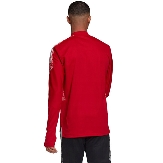 Adidas Heren condivo 21 primeblue quarter zip training top UTPP2034_red large