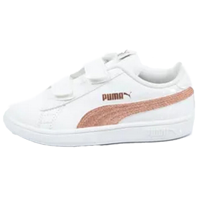 Puma Kinderen/kinderen smash ecologische leren trainers UTPP2536_white large