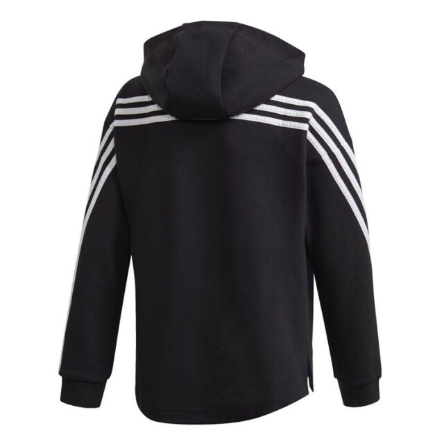 Adidas Kinder/kids triple stripe hoodie UTPP2848_black large