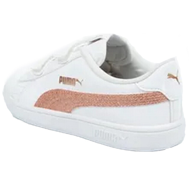 Puma Kinderen/kinderen smash ecologische leren trainers UTPP2536_white large