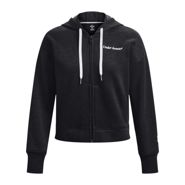 Under Armour Dames essential script fleece full zip hoodie UTPP1956_black large