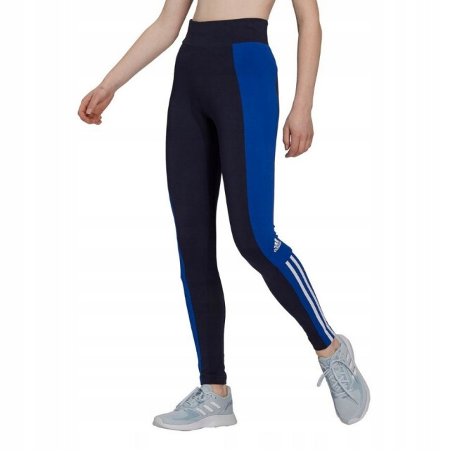 Adidas Dames essentials legging kleurblok UTPP2011_blackblue large