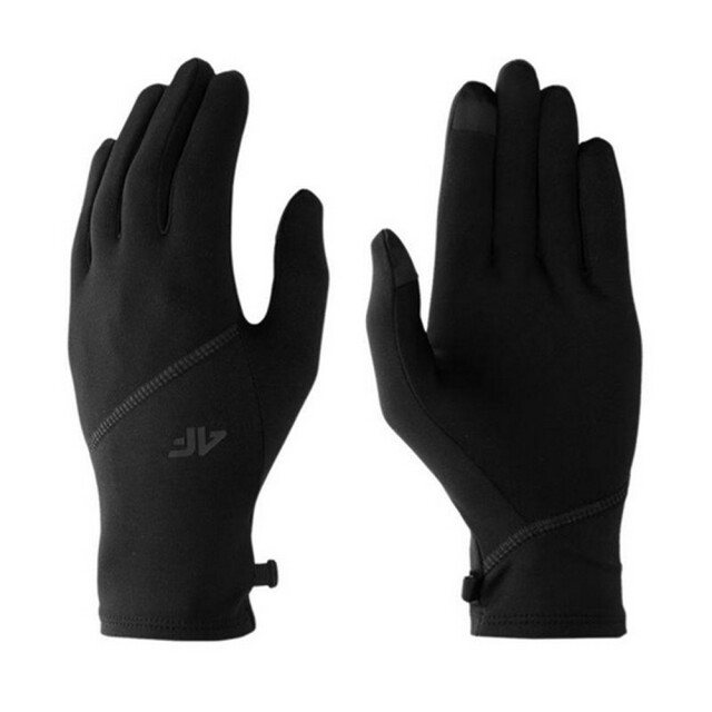 4F Gebreide handschoenen met touchscreen u081 voor volwassenen UTPP156_black large