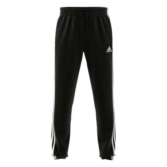 Adidas Heren essentials 3 stripes elastische manchet tapered joggingbroek UTPP647_black large
