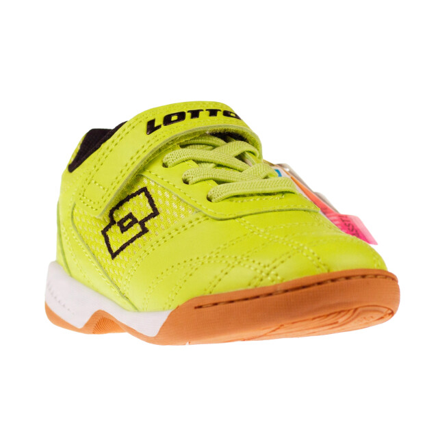 Lotto Kinderen/kinderen whizzer k logo trainers UTPP6553_limeblack large