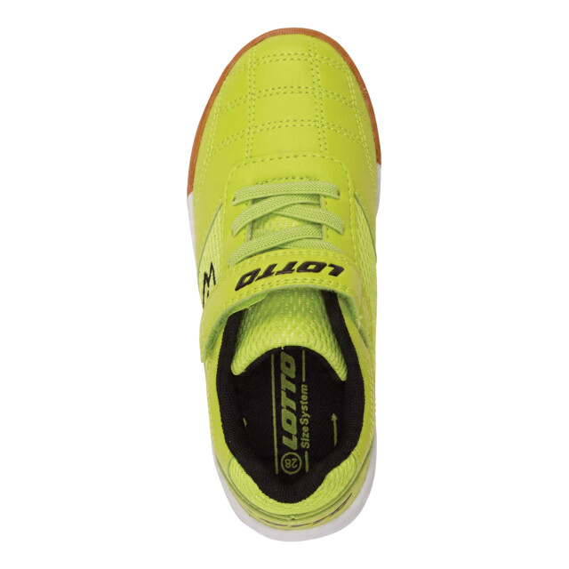 Lotto Kinderen/kinderen whizzer k logo trainers UTPP6553_limeblack large