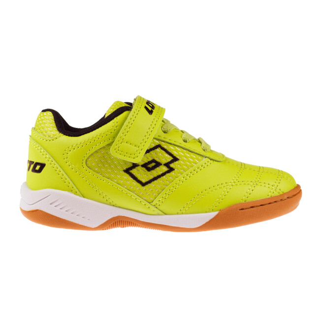 Lotto Kinderen/kinderen whizzer k logo trainers UTPP6553_limeblack large