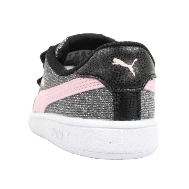 Puma Kinderen/kinderen smash v2 leren trainers UTPP6570_greypink large