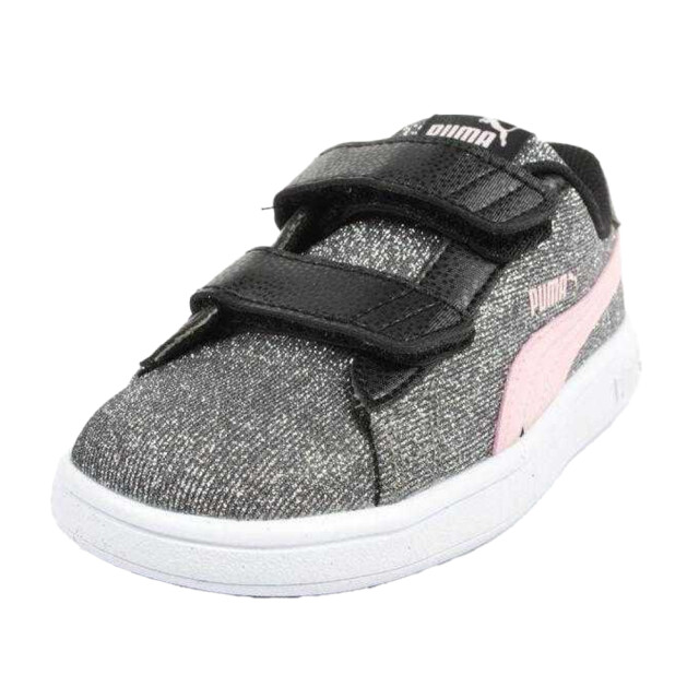 Puma Kinderen/kinderen smash v2 leren trainers UTPP6570_greypink large