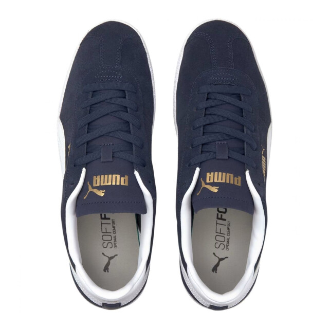 Puma Heren club suède trainers UTPP6035_whitenavyblue large