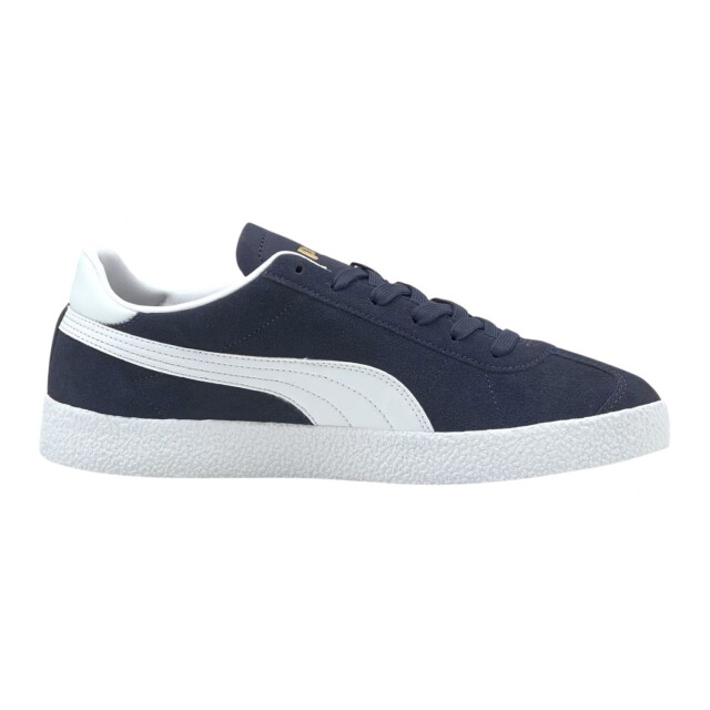 Puma Heren club suède trainers UTPP6035_whitenavyblue large