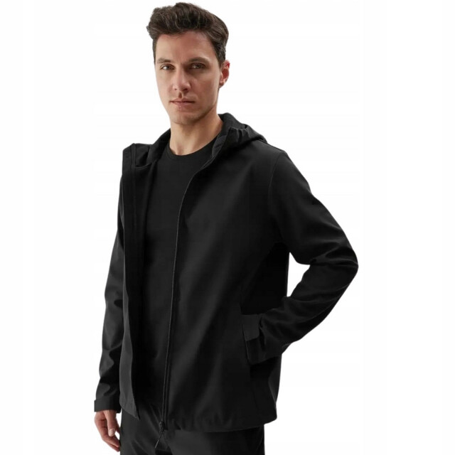 4F Heren waw24tsofm283 winddichte soft shell jas UTPP5801_black large