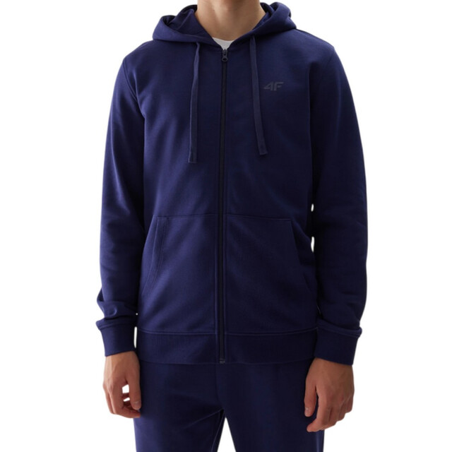 4F Heren wss24tswsm0951 full zip hoodie UTPP5760_navyblue large
