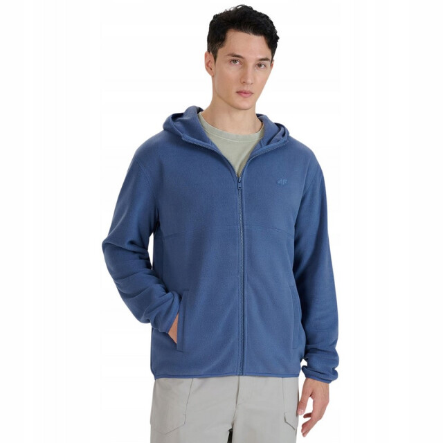 4F Heren m321 full zip hoodie UTPP5740_blue large