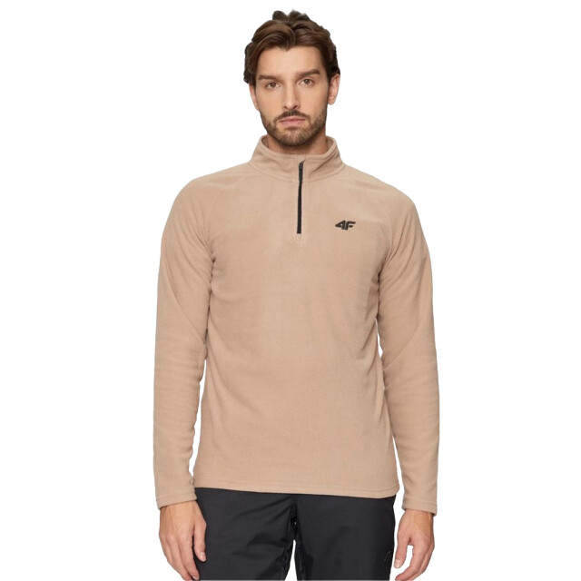 4F Heren fleece thermoactief sweatshirt UTPP5572_beige large
