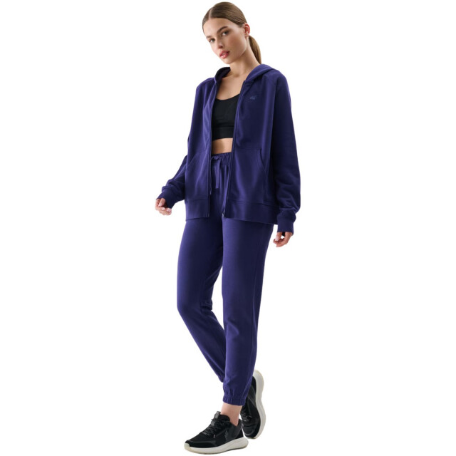 4F Dames f1763 hoodie met volledige rits UTPP5501_navyblue large