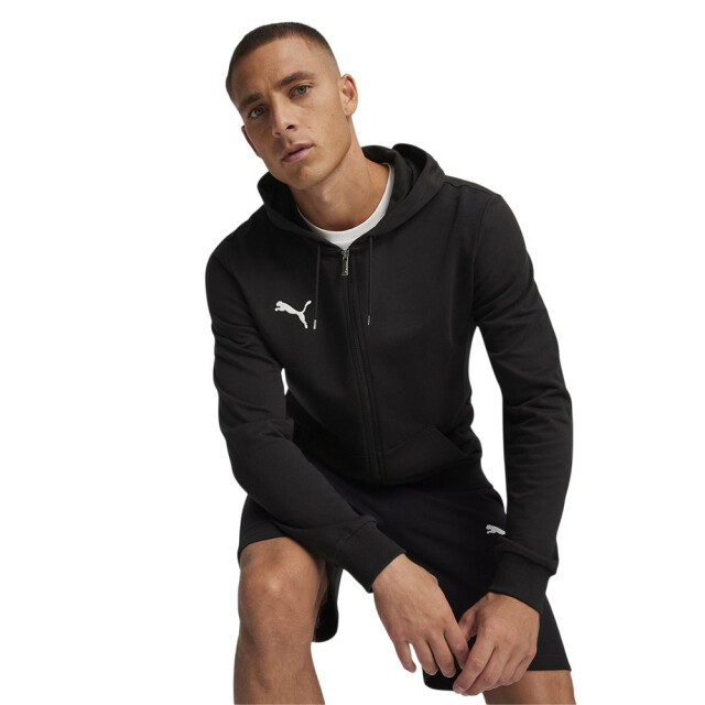 Puma Heren team goal casual full zip hoodie UTPP5377_black large