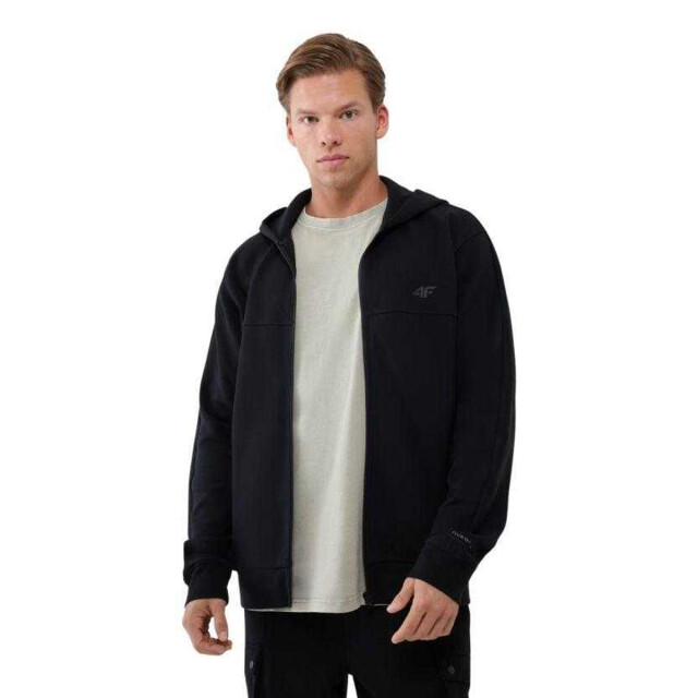 4F Heren wss25tswsm1537 hoodie met volledige rits UTPP5498_black large
