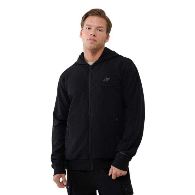 4F Heren wss25tswsm1537 hoodie met volledige rits UTPP5498_black large