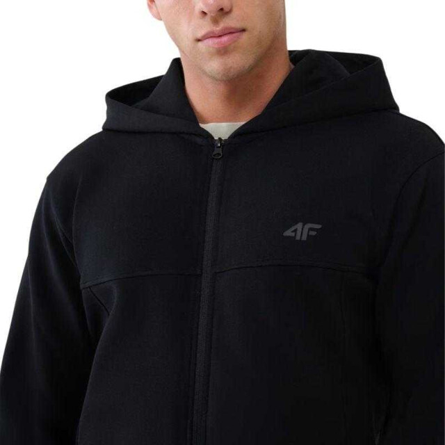 4F Heren wss25tswsm1537 hoodie met volledige rits UTPP5498_black large