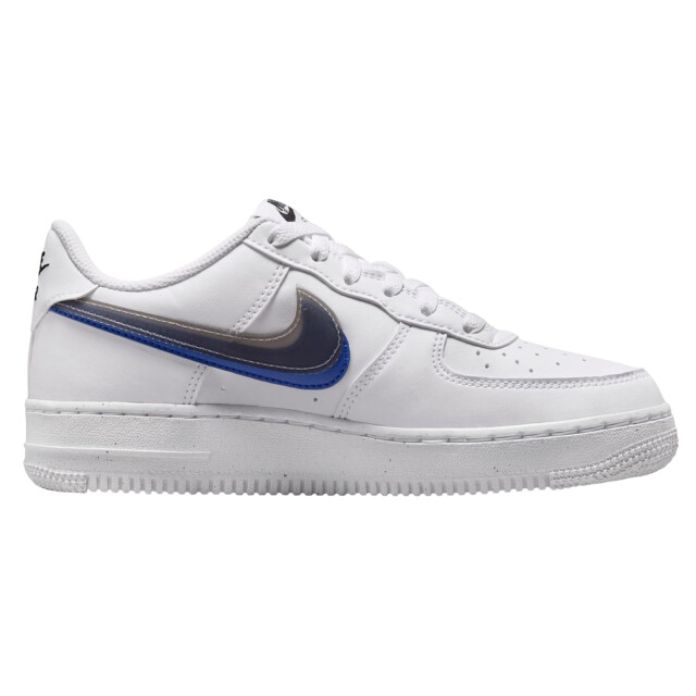 Nike Dames air force 1 swoosh leren trainers UTPP5085_white large