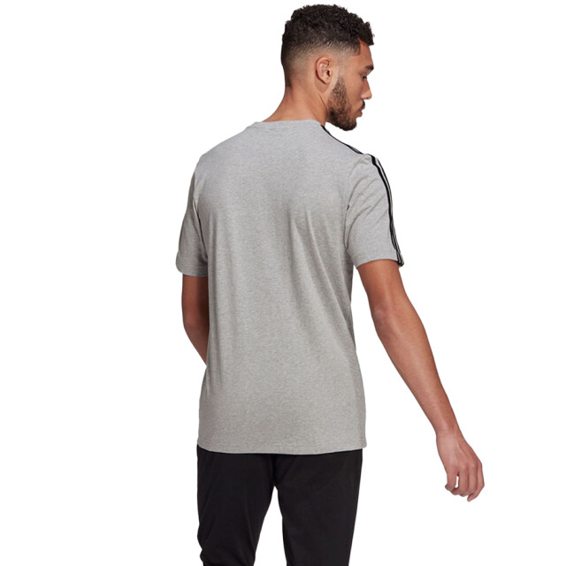 Adidas Heren essentials triple stripe t-shirt UTPP487_greysilver large