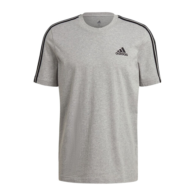 Adidas Heren essentials triple stripe t-shirt UTPP487_greysilver large