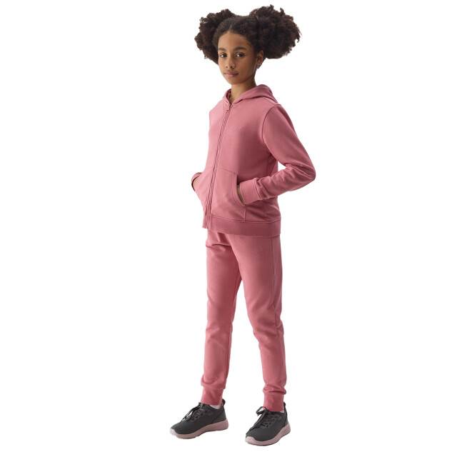 4F Kinderen/kids jwss24tswsf0919 hoodie met volledige rits UTPP4771_pink large
