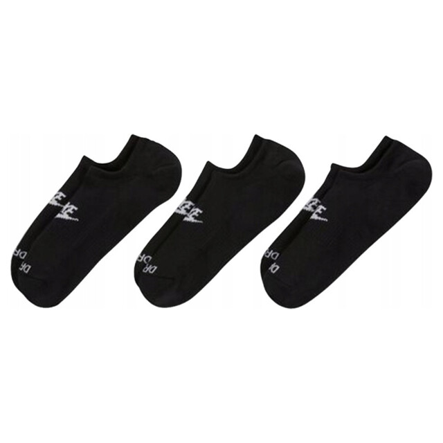 Nike Uniseks adult everyday plus gewatteerde sokken (set van 3) UTPP6605_black large
