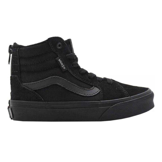 Vans Yt filmore suède enkellaarsjes met ritssluiting voor kinderen/kids UTPP6778_black large