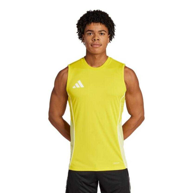 Adidas Heren tiro 25 wedstrijdshirt zonder mouwen UTPP4691_yellow large