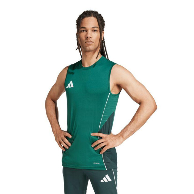 Adidas Heren tiro 25 wedstrijdshirt zonder mouwen UTPP4691_green large
