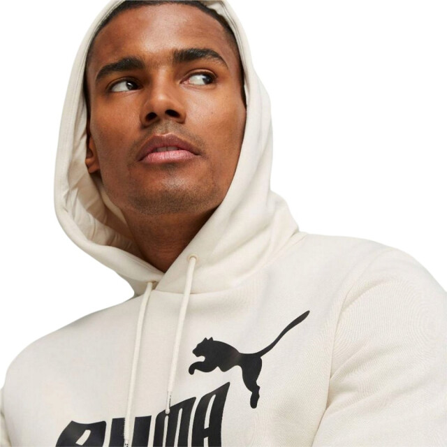 Puma Heren essential big logo evening full zip hoodie UTPP4955_beige large