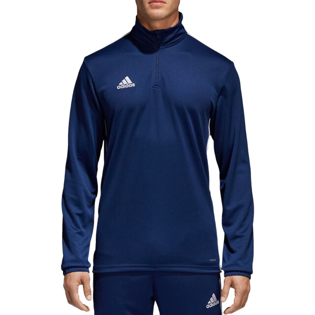 Adidas Heren core 18 quarter zip training top UTPP507_blue large
