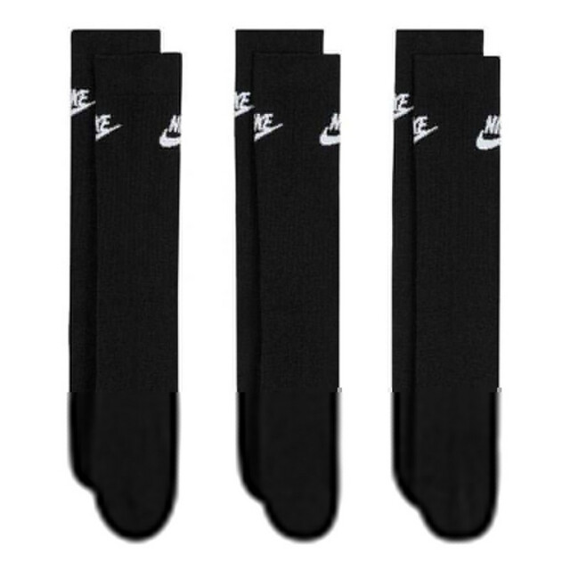 Nike Uniseks adult essentials everyday socks set (set van 3) UTPP4880_black large