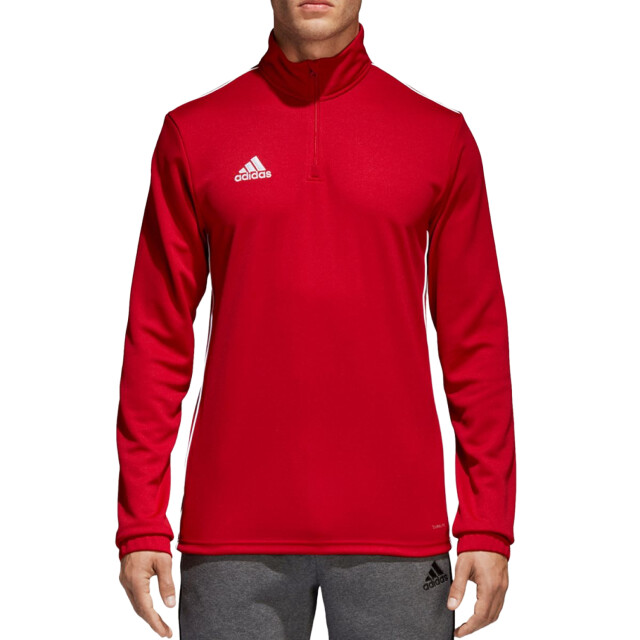 Adidas Heren core 18 quarter zip training top UTPP507_red large