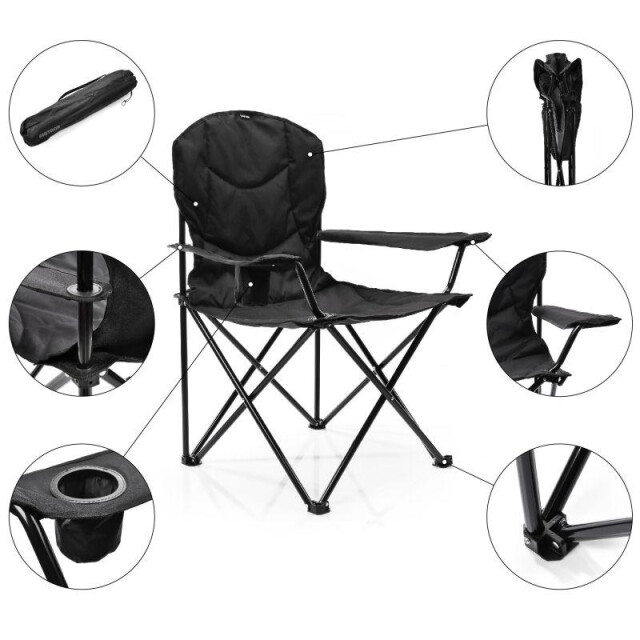 Meteor Hiker klapstoel UTPP4688_black large