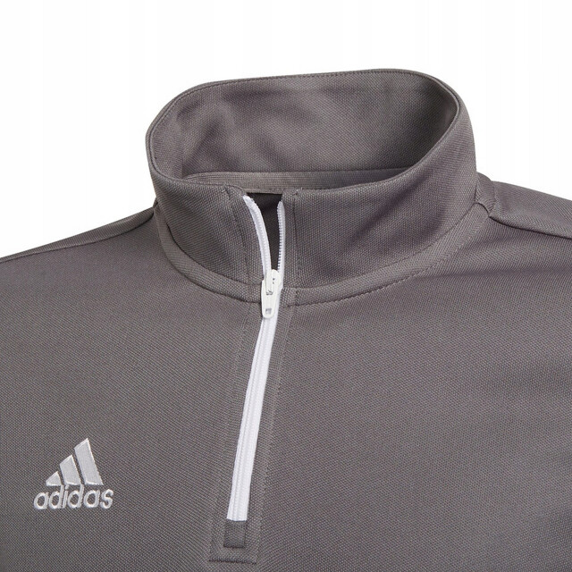 Adidas Kinder/kids entrada 22 sweatshirt met kwart ritssluiting UTPP1145_greysilver large