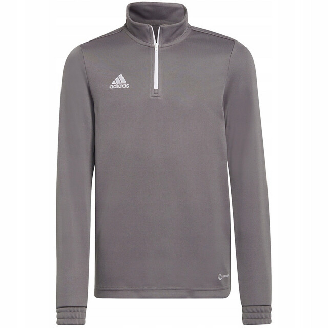 Adidas Kinder/kids entrada 22 sweatshirt met kwart ritssluiting UTPP1145_greysilver large