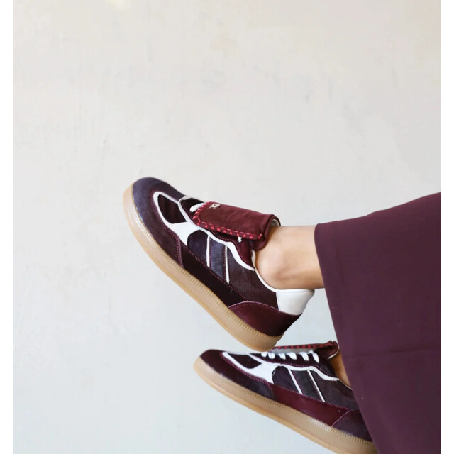 Babouche ira sneakers bordo wit lage sneakers dames Ira-97 309 large