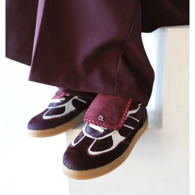 Babouche ira sneakers bordo wit lage sneakers dames Ira-97 309 large