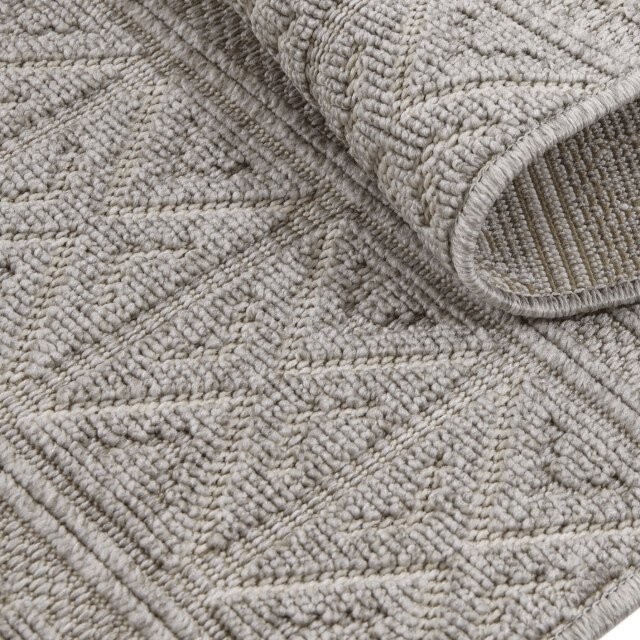 CaliCosy Vloerkleed rechthoekig met grijs ruitmotief aselya 3246577 large