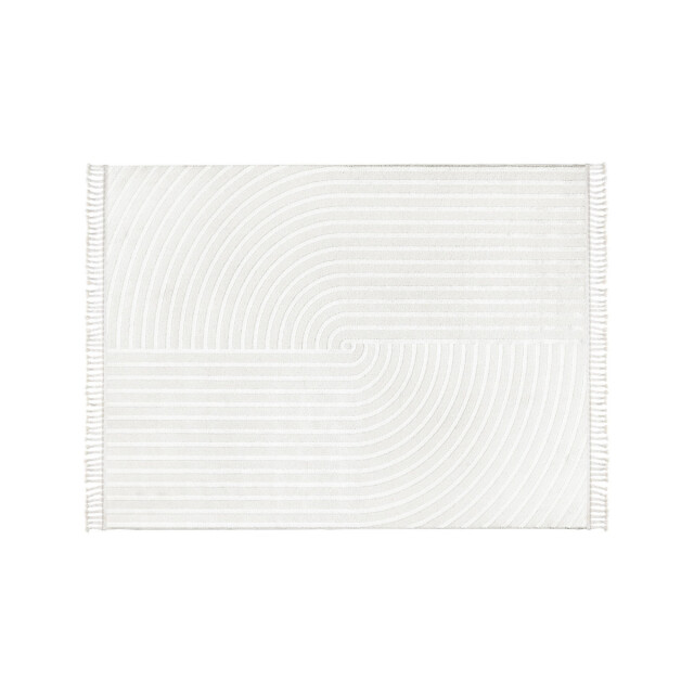 CaliCosy Vloerkleed rechthoekig crème met ingedrukte abstracte motieven malta 3246560 large